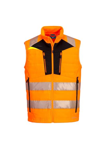 Portwest DX4 Hi-Vis Hybrid Baffle Bodywarmer DX479