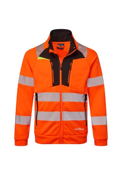 Portwest DX4 Hi-Vis Zip Hoodie DX484