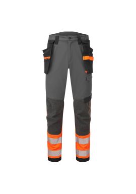 Portwest EV4 Hi-Vis Stretch Detachable Holster Class 1 Trousers EV442
