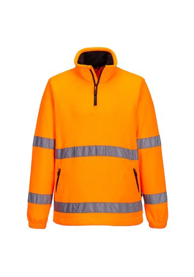 Portwest Hi-Vis 1/2 Zip Fleece F302
