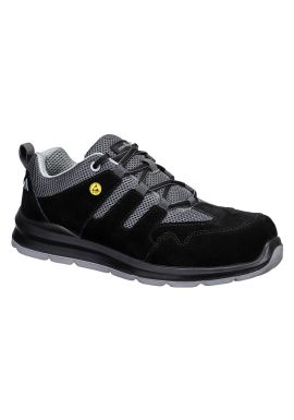 Portwest Composite Cow Suede Leather Trainer S1 ESD SR FO FE07