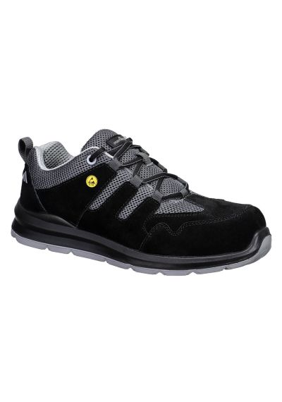 Portwest Composite Cow Suede Leather Trainer S1 ESD SR FO FE07