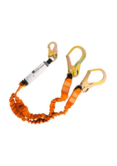 Portwest Double 140kg 1.8m Lanyard with Shock Absorber FP75