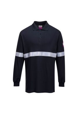 Portwest Modaflame Knit FR Long Sleeve Polo Shirt FR03