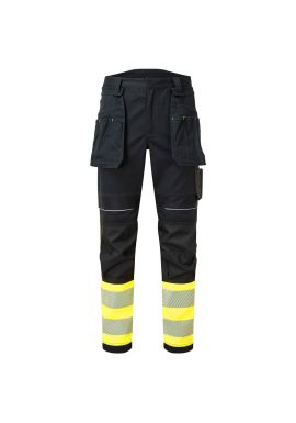 Portwest PW3 Modaflame Work Hi-Vis Class 1 FR Holster Trousers FR416