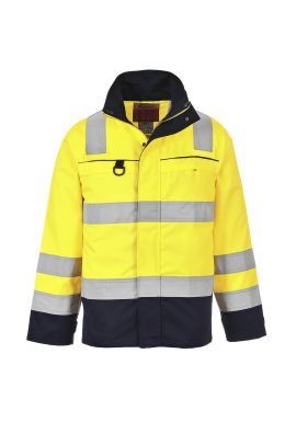 Portwest Bizflame Work Hi-Vis Multi-Norm Contrast FR Jacket FR61