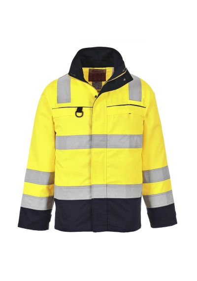 Portwest Bizflame Work Hi-Vis Multi-Norm Contrast FR Jacket FR61