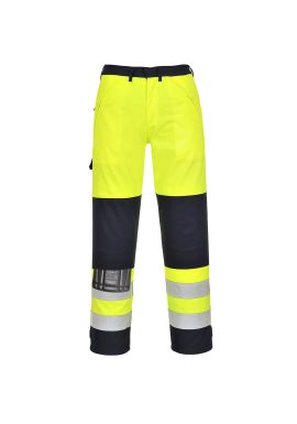 Portwest Bizflame Work Hi-Vis Multi-Norm Contrast FR Trousers FR62