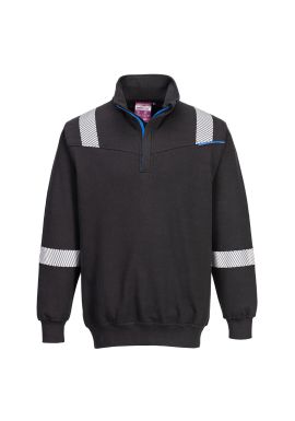 Portwest WX3 Modaflame Knit FR 1/4 Zip Sweatshirt FR710