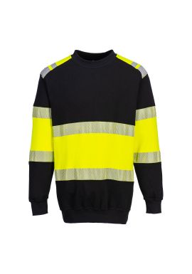 Portwest PW3 Modaflame Knit Hi-Vis Class 1 FR Sweatshirt FR716
