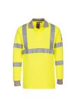 Portwest Modaflame Knit Hi-Vis FR Long Sleeve Polo Shirt FR77