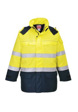 Portwest Bizflame Rain+ Hi-Vis Multi-Norm Constrast FR Jacket FR79