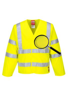 Portwest Bizflame Hi-Vis FR Long Sleeve Vest FR85