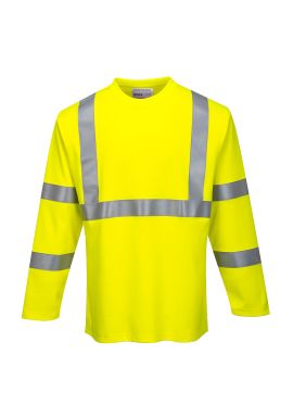 Portwest Modaflame Knit Hi-Vis FR Long Sleeve T-Shirt FR96