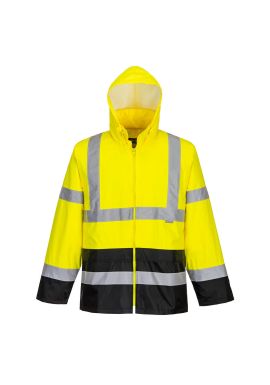 Portwest Hi-Vis Contrast Classic Rain Jacket H443