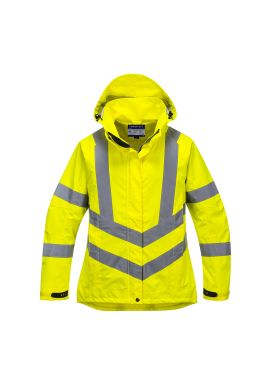 Portwest Hi-Vis Women's Breathable Rain Jacket LW70