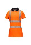 Portwest Hi-Vis Women's Cotton Comfort Pro Polo Shirt S/S LW72