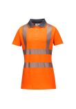 Portwest Hi-Vis Women's Cotton Comfort Pro Polo Shirt S/S LW72