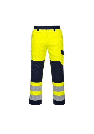 Portwest Modaflame Work Hi-Vis Multi-Norm Contast FR Trousers MV46