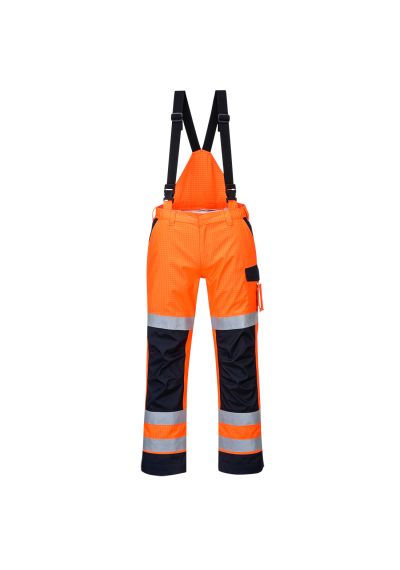 Portwest Modaflame Rain+ Hi-Vis Multi-Norm Contrast FR Trousers MV71