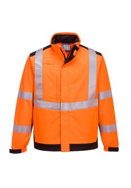 Portwest Modaflame Softshell Hi-Vis Multi-Norm FR Jacket MV72