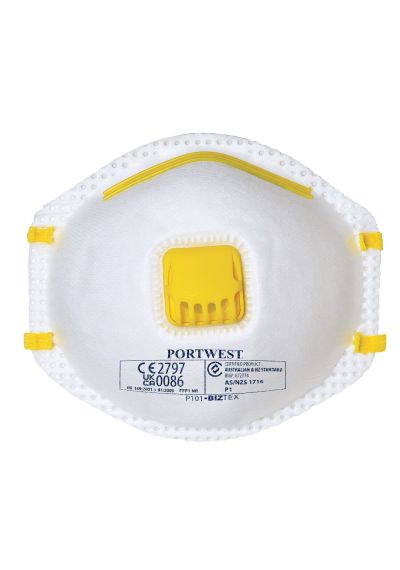 Portwest FFP1 Valved Respirator (Pack of 10) P101
