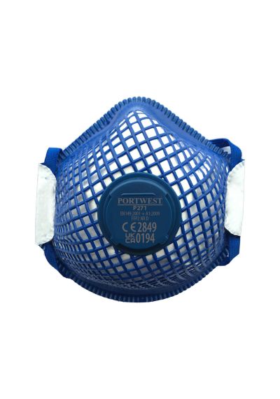 Portwest ERGONET FFP2 Valved Dolomite Respirator (Pack of 10) P271