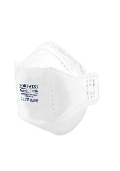 Portwest EAGLE FFP2 Dolomite Fold Flat Respirator (Pack of 20) P290
