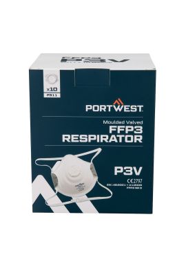 Portwest Moulded FFP3 Valved Respirator (Pack of 10) P311