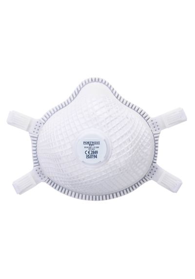 Portwest ERGONET FFP3 Valved Dolomite Respirator (Pack of 5) P371