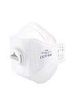 Portwest EAGLE FFP3 Valved Dolomite Fold Flat Respirator (Pack of 10) P391