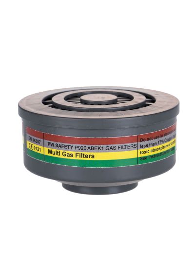 Portwest ABEK1 Gas Filter Special Thread Connection (Pack of 4) P920
