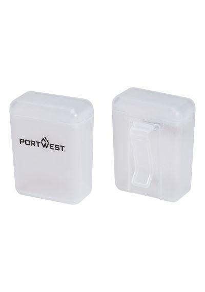 Portwest Ear Plugs Storage Box (Pack of 50) PA09