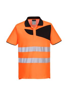 Portwest PW2 Hi-Vis Cotton Comfort Polo Shirt S/S PW212