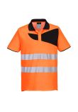 Portwest PW2 Hi-Vis Cotton Comfort Polo Shirt S/S PW212