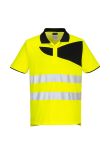 Portwest PW2 Hi-Vis Cotton Comfort Polo Shirt S/S PW212