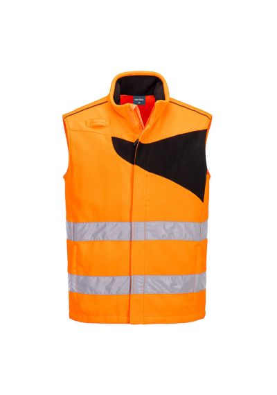 Portwest PW2 Hi-Vis Fleece Bodywarmer PW231