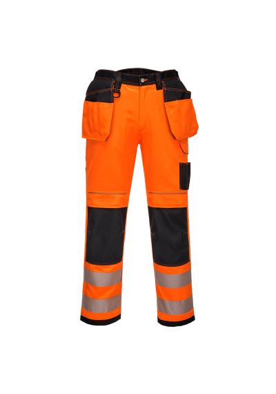 Portwest PW3 Hi-Vis Stretch Holster Pocket Trousers PW306
