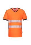 Portwest PW3 Hi-Vis V-Neck Mesh Insert T-Shirt S/S PW310