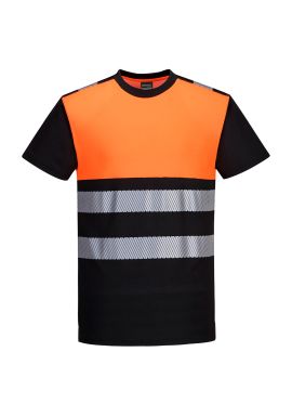 Portwest PW3 Hi-Vis Cotton Comfort Class 1 T-Shirt S/S PW311