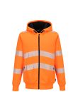 Portwest PW321 Hi-Vis Zipped Winter Hoodie PW321