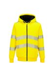 Portwest PW321 Hi-Vis Zipped Winter Hoodie PW321
