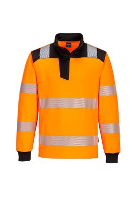 Portwest PW3 Hi-Vis 1/4 Zip Sweatshirt PW326