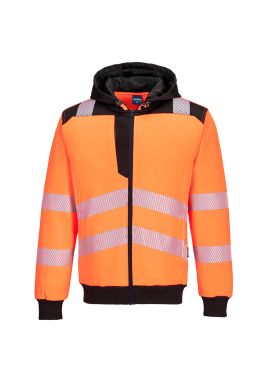 Portwest PW3 Hi-Vis Zip Hoodie PW327