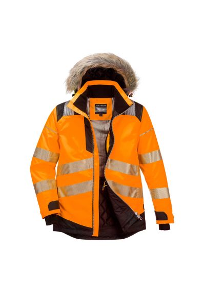 Portwest PW3 Hi-Vis Winter Parka Jacket PW369