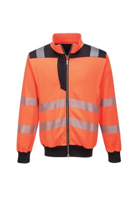 Portwest PW3 Hi-Vis Zip Sweatshirt PW370