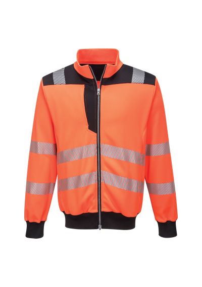 Portwest PW3 Hi-Vis Zip Sweatshirt PW370