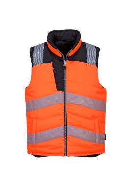 Portwest PW3 Hi-Vis Reversible Bodywarmer PW374