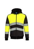 Portwest PW3 Hi-Vis Zipped Class 1 Winter Hoodie PW377