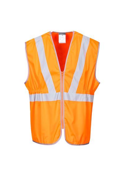 Portwest Hi-Vis Zip Long Length Vest RT20